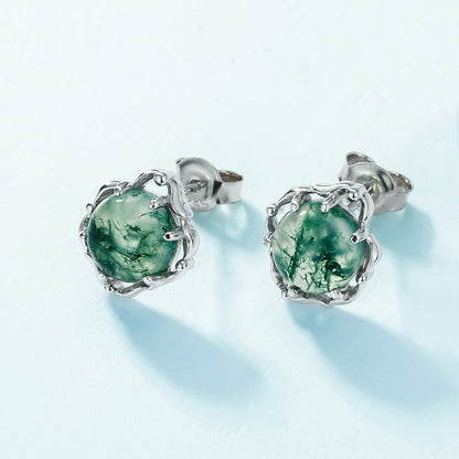 Mystic Moss Studs